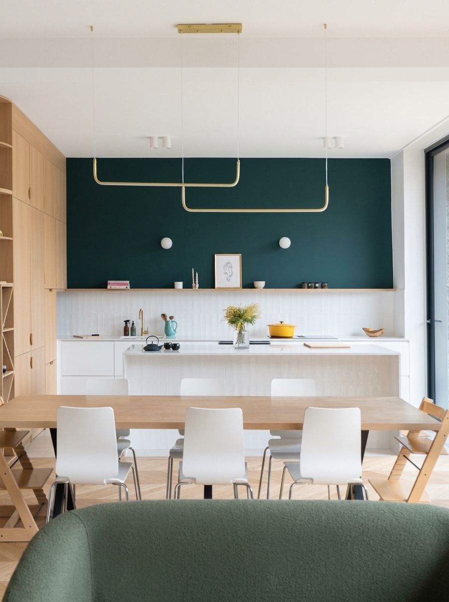 Cuisine ouverte après rénovation complète